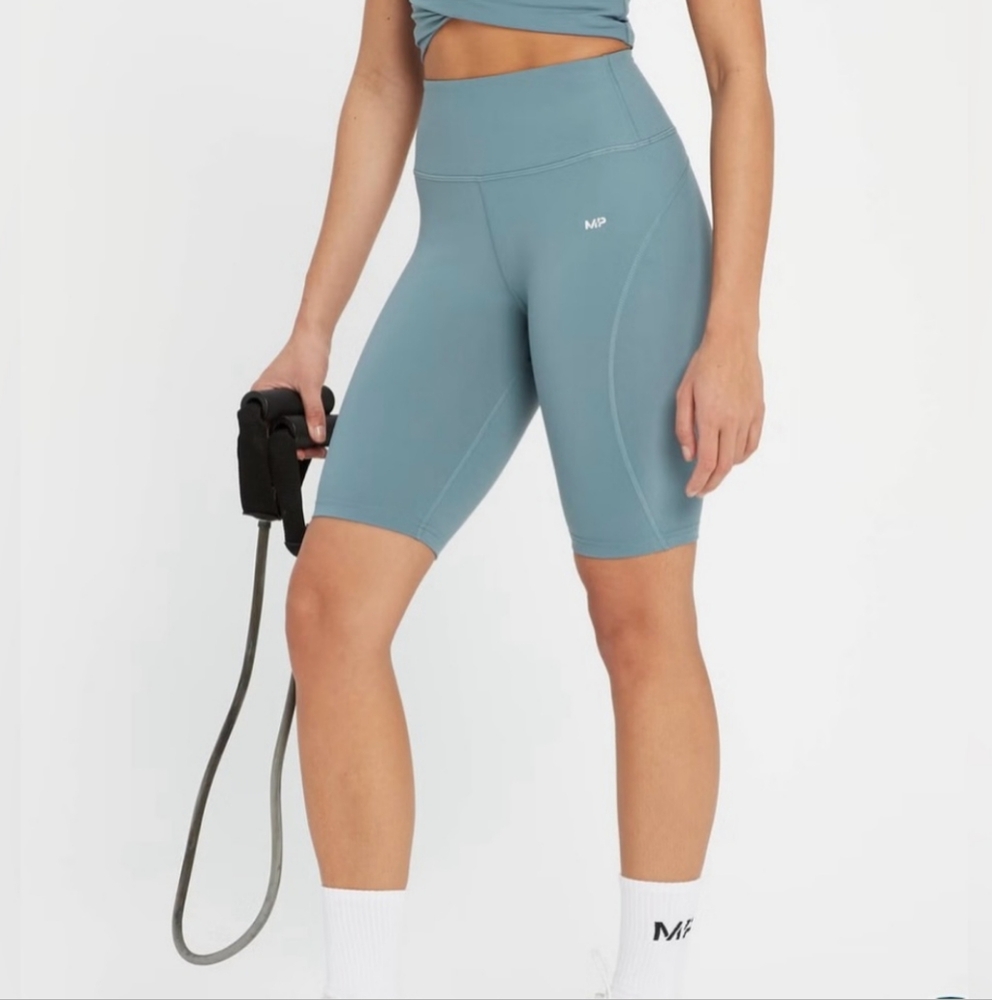 NWT My Protein pebble blue Power Cycling Shorts